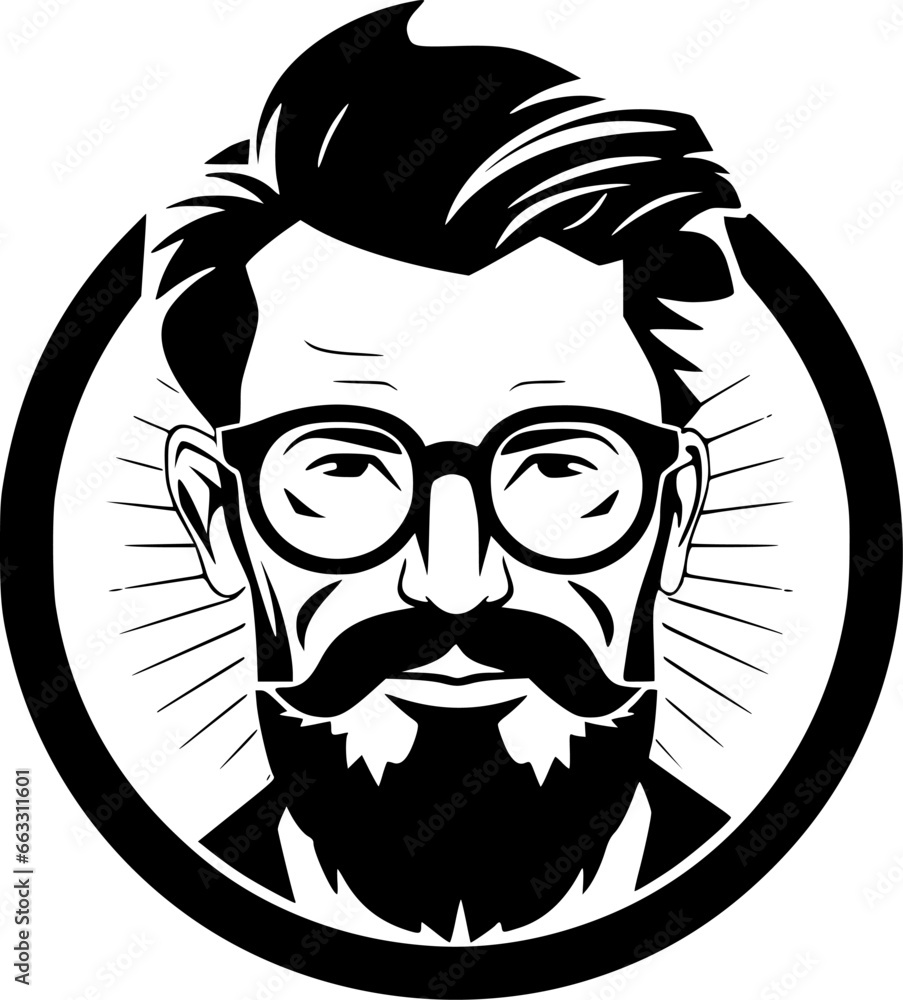 Fototapeta premium Teacher - Minimalist and Flat Logo - Vector illustration