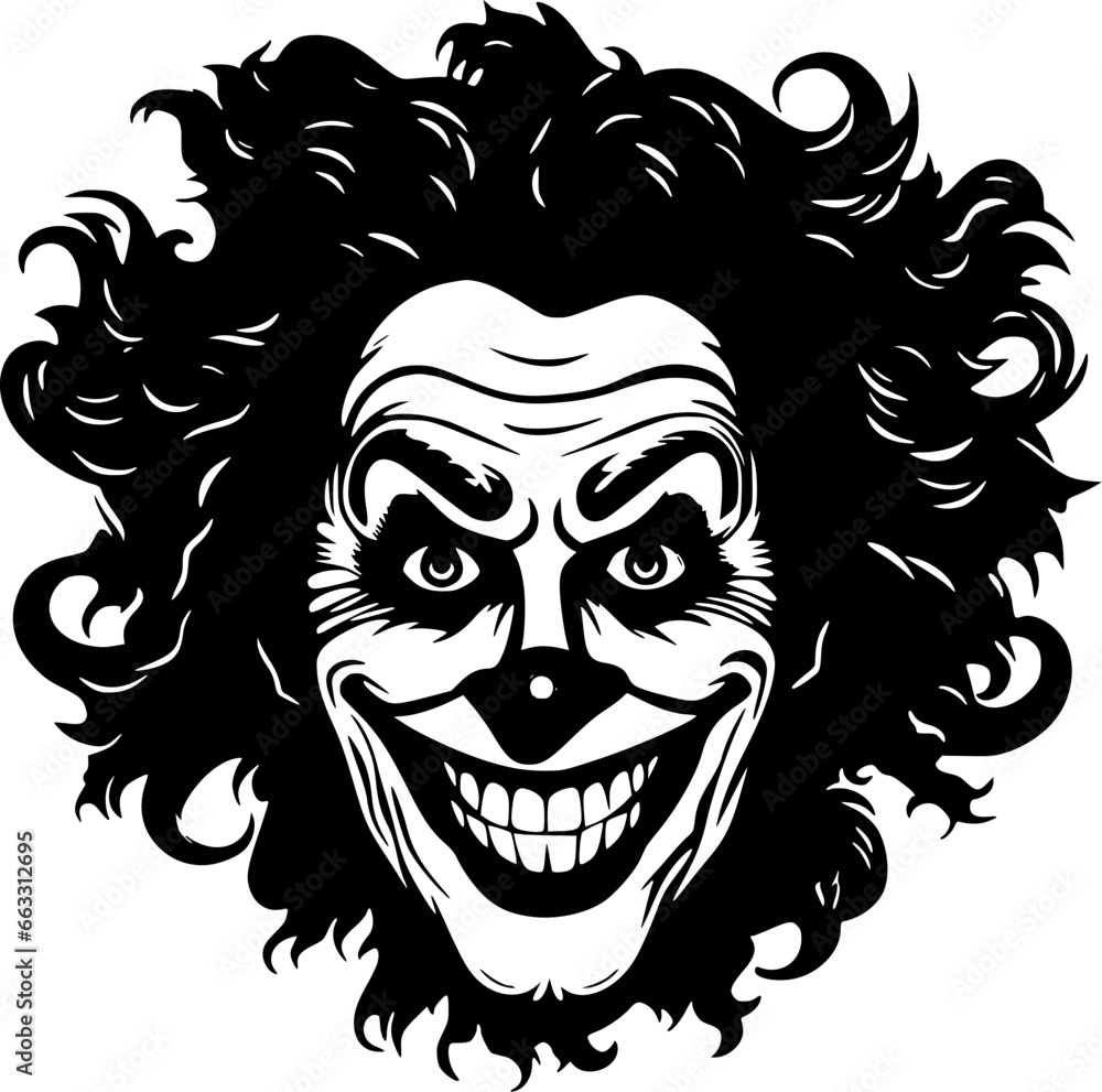 Clown - High Quality Vector Logo - Vector illustration ideal for T-shirt graphic Clown - High Quality Vector Logo - Vector illustration ideal for T-shirt graphic