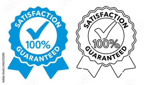 Satisfaction guaranteed seal for labeling