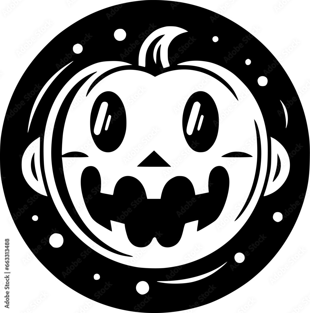 Obraz premium Halloween - Minimalist and Flat Logo - Vector illustration