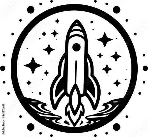 Rocket - High Quality Vector Logo - Vector illustration ideal for T-shirt graphic