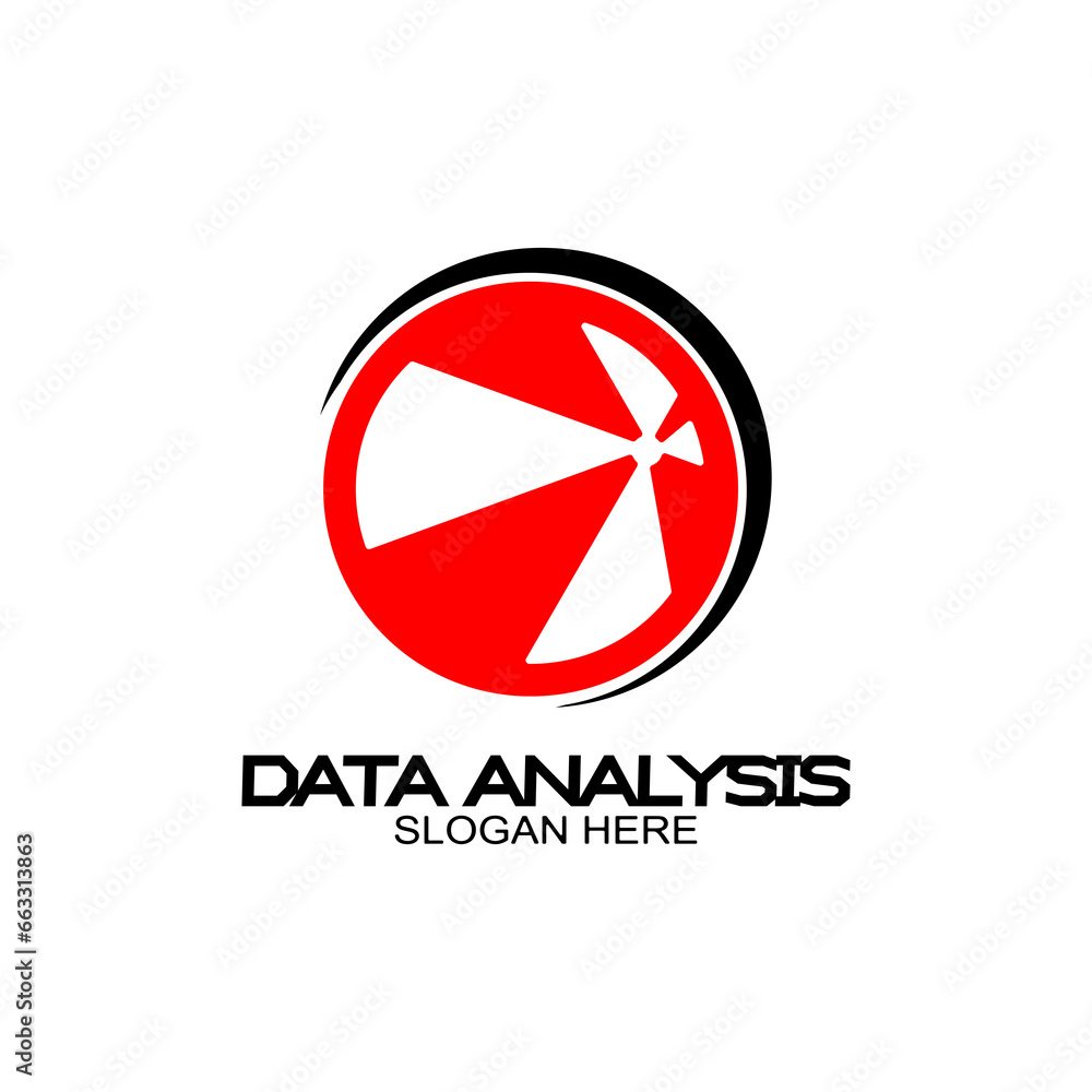 Data analyst logo design, graphic analysis business symbol, analytical consultant emblem concept, commercial logotype. Data analyst logo design, graphic analysis business symbol, analytical consultant emblem concept, commercial logotype.