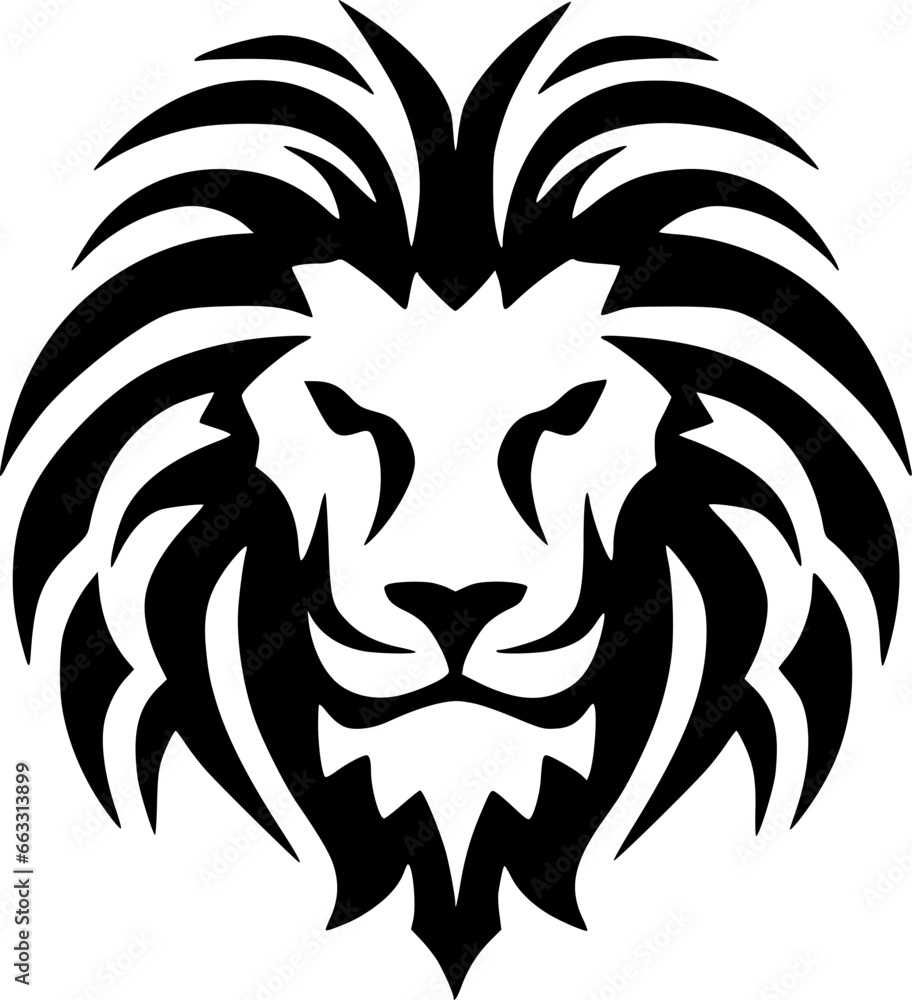 Lion | Minimalist and Simple Silhouette - Vector illustration Lion | Minimalist and Simple Silhouette - Vector illustration