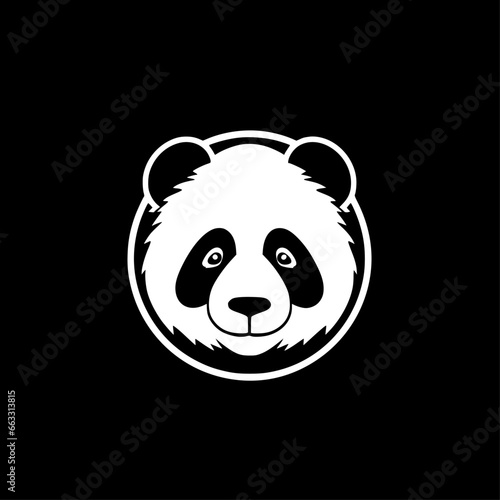 Panda - High Quality Vector Logo - Vector illustration ideal for T-shirt graphic