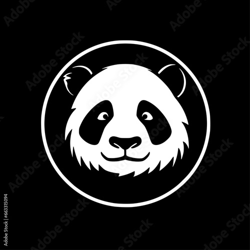 Panda - High Quality Vector Logo - Vector illustration ideal for T-shirt graphic