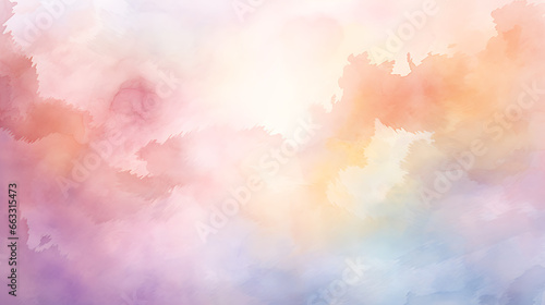a soft and pastel watercolor background with delicate brushstrokes, perfect for adding a dreamy and artistic touch to your designs, whether for print or digital applications