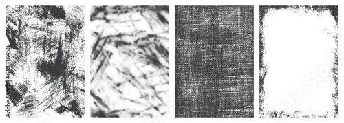 Rough surfaces monochrome set textures