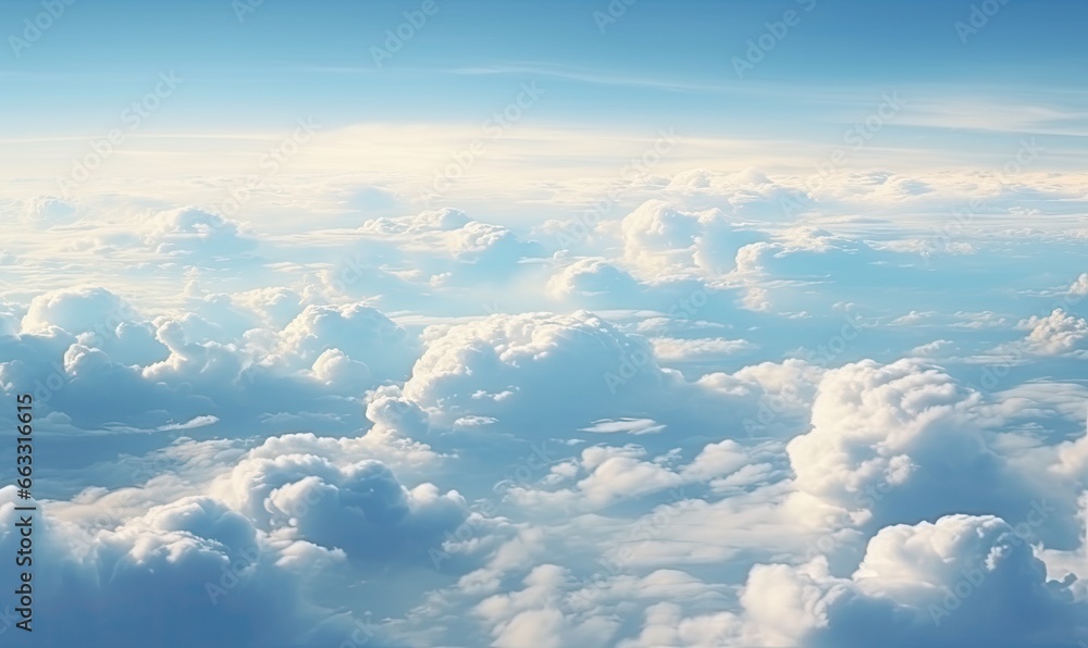 impressive image of an aerial view of beautiful clouds on a lovely day. Generative AI impressive image of an aerial view of beautiful clouds on a lovely day. Generative AI