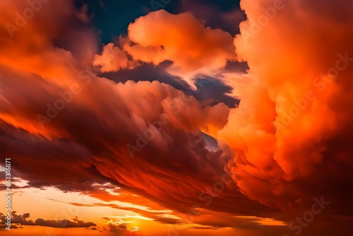 fire in the clouds