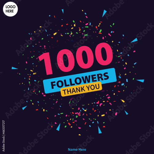 1 million followers poster