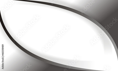 abstract background black and white oval design, editable