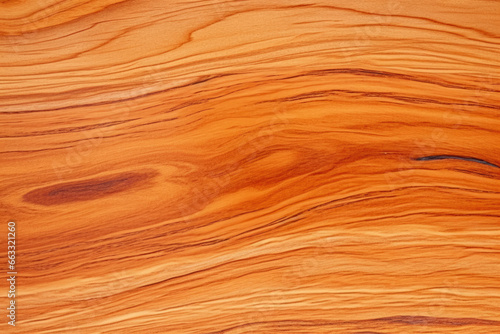 A Mesmerizing Display of Nature's Artistry: Captivating Close-up Reveals the Stunning and Unique Organic Patterns of Exquisite Canarywood Grain. photo