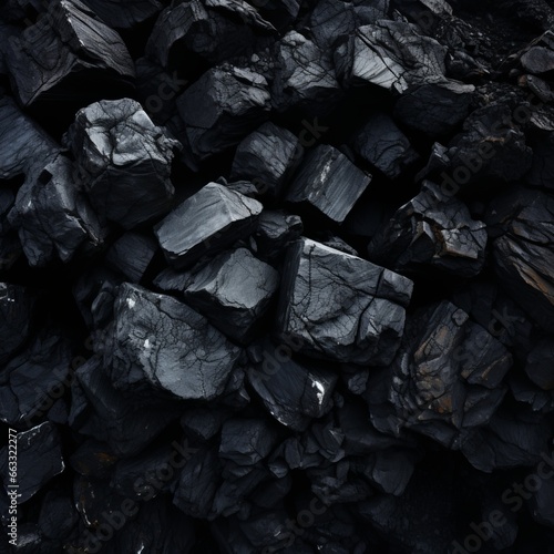 Coal, close up, macro