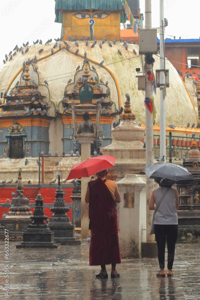 Rain day in Kathmandu