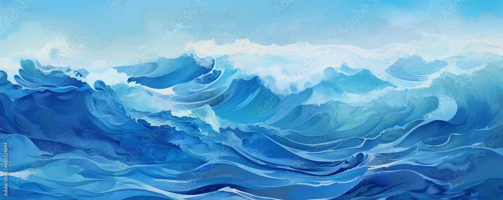 abstract wallpaper, background illustration, deep blue sea theme, blue background
seascape with a wide horizon, showcasing the beautiful expanse of the sky meeting the sea