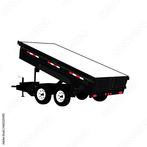 truck isolated on white, Dumpster Truck, Junk Removal Truck, Junk Removal logo, Dumpster logo