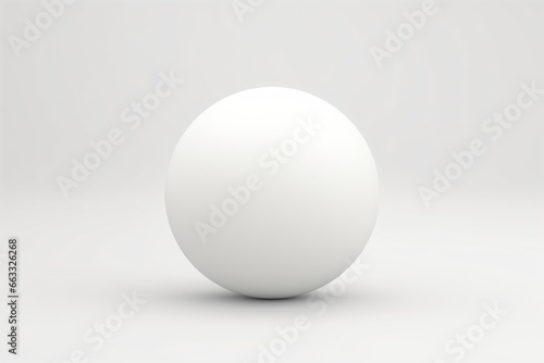 A white ball isolated