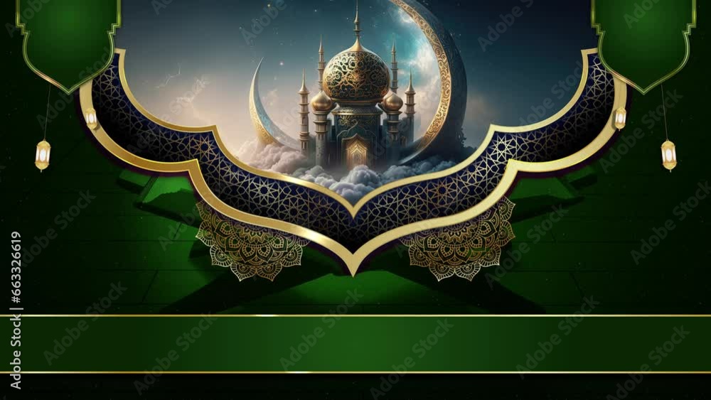 islamic background , muslim mosque , islamic design video wallpaper, 4K ...