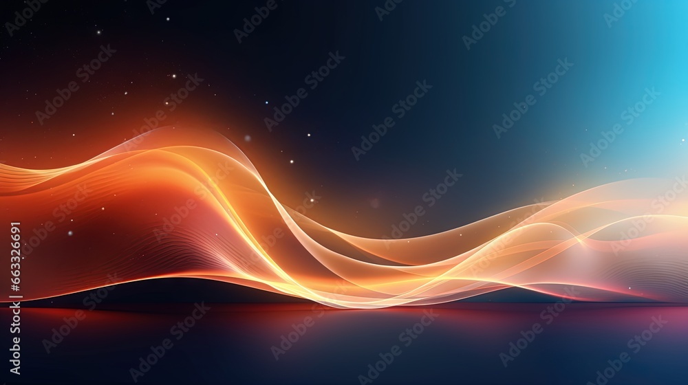 a computer generated image of a wave in the night sky. generative ai a computer generated image of a wave in the night sky. generative ai