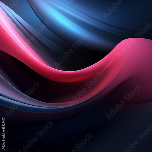 abstract background with waves A minimal and clean abstract wallpaper, charcoal black background, aqua, lavender, magenta, coral, layered desktop background, Behance
