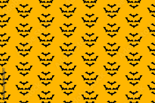 Halloween background vector, halloween 2023, Halloween bats. Halloween decorative elements.