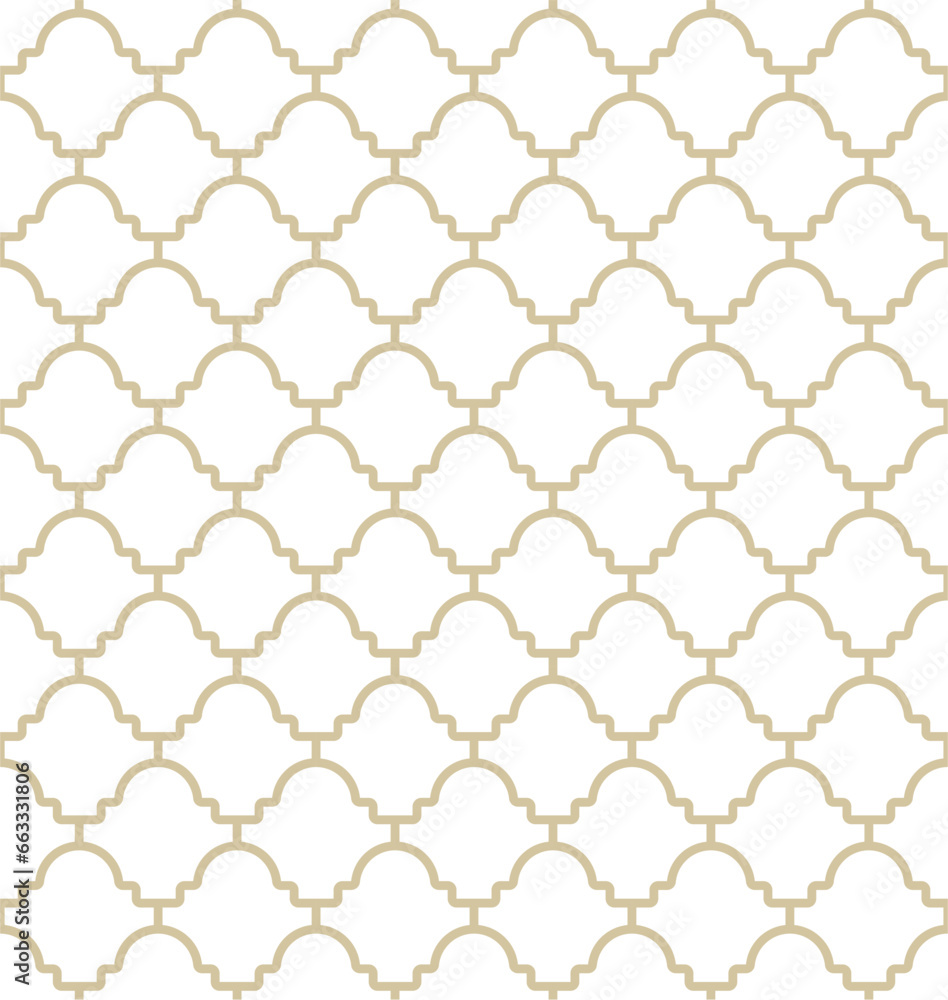 Seamless Chinese and Japanese pattern with a modern style