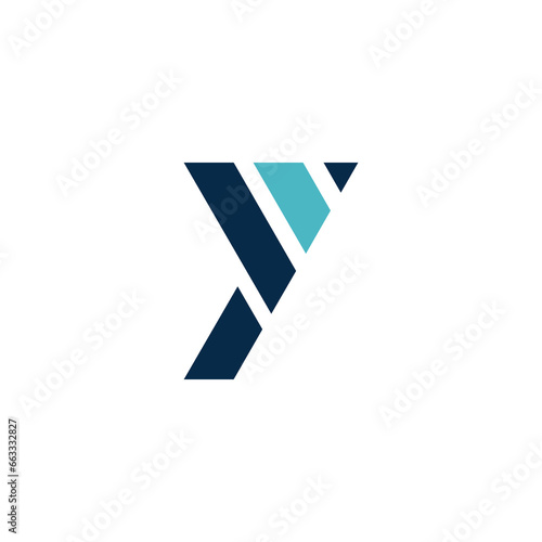 Y-shaped badminton logo. Unique and elegant