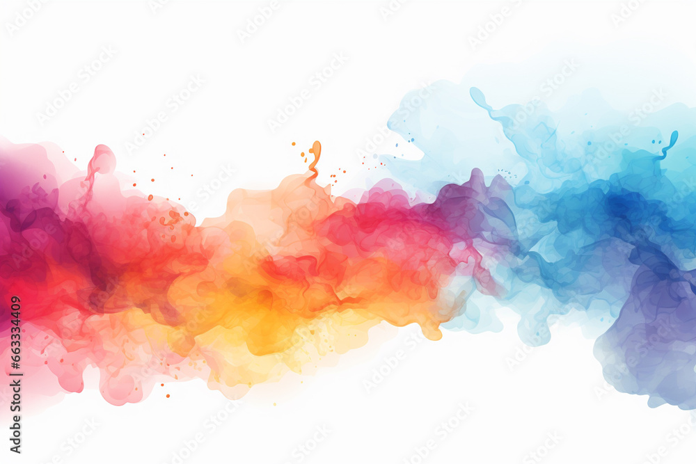 Colorful abstract watercolor background. Vector illustration for your design.