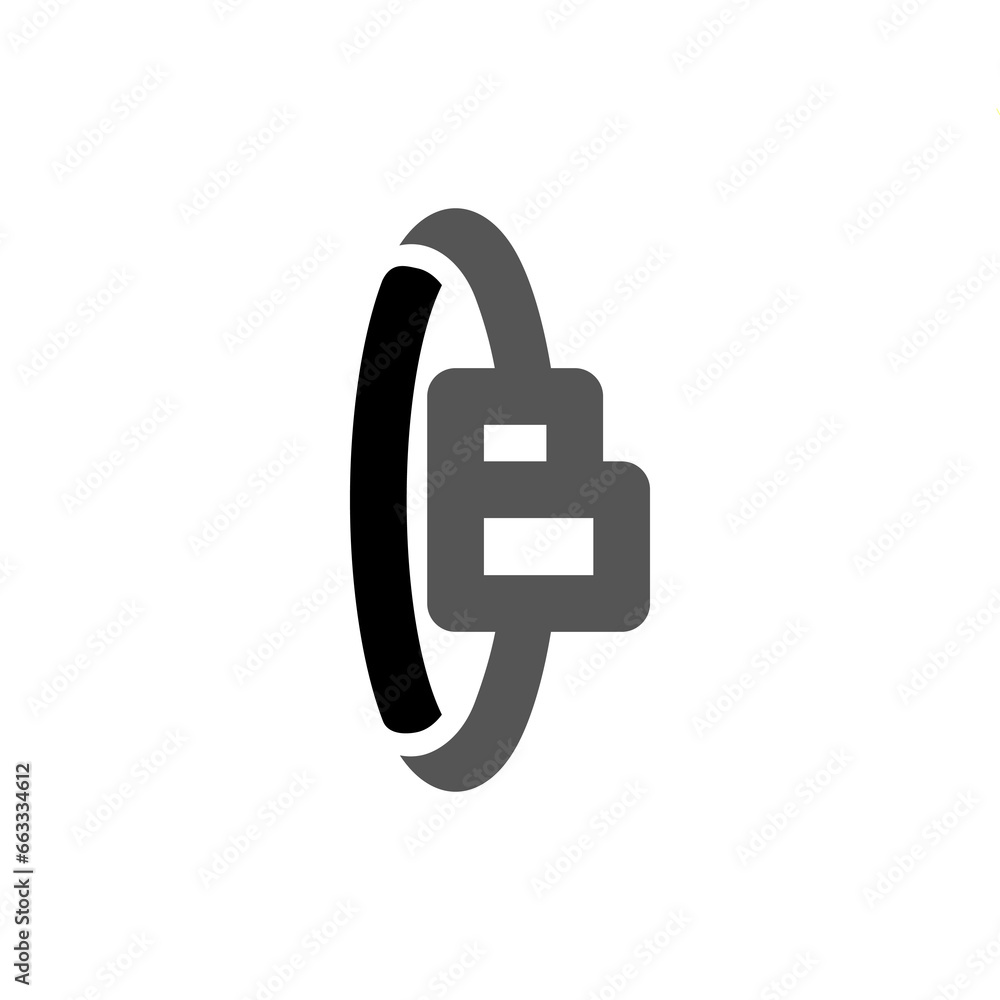 The monogram is the letter O and B. Elegant and outline. The monogram is the letter O and B. Elegant and outline.