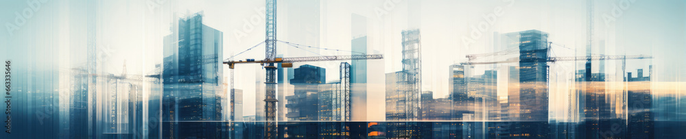 Blurred cityscape. Blurred cityscape.