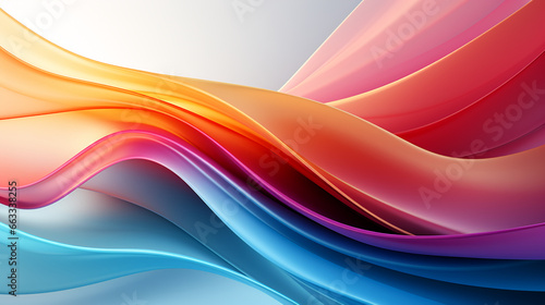 abstract colorful wavy perspective with fractals and curves background 16:9 widescreen wallpapers