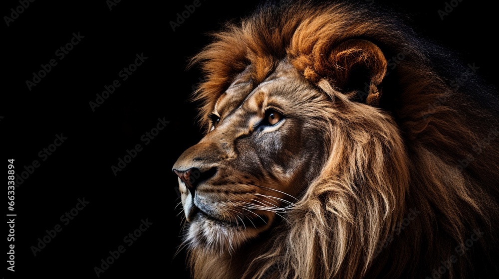 Fototapeta premium ライオンの横顔