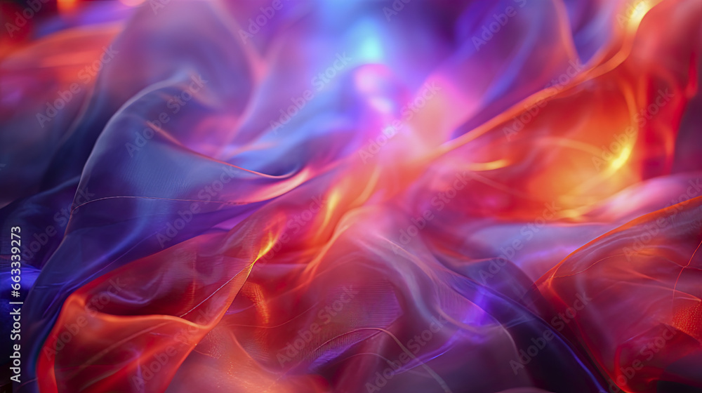 Luminous 3D Waves, Digital Abstracts, Backdrop, Wallpaper