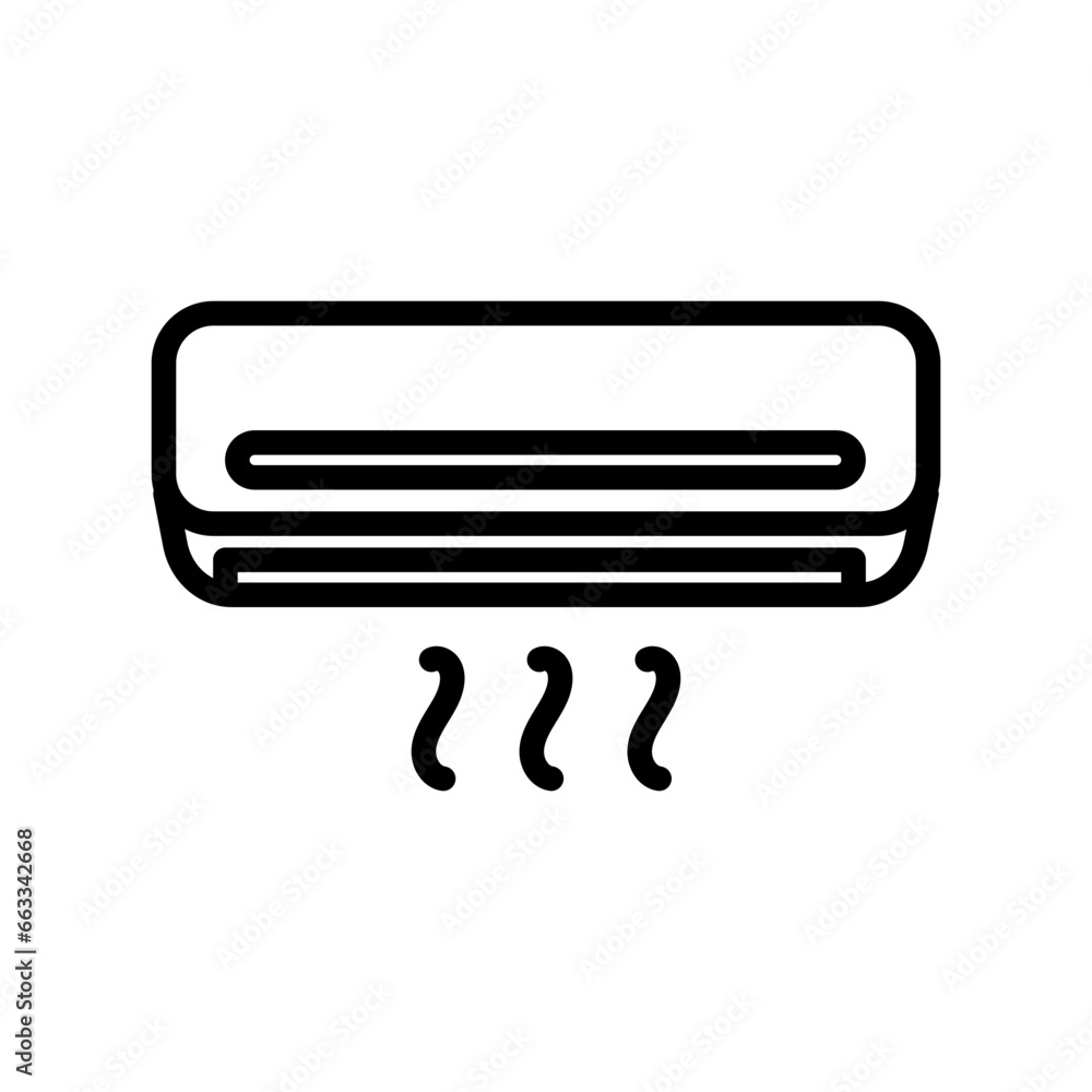 AC icon in vector. Illustration AC icon in vector. Illustration