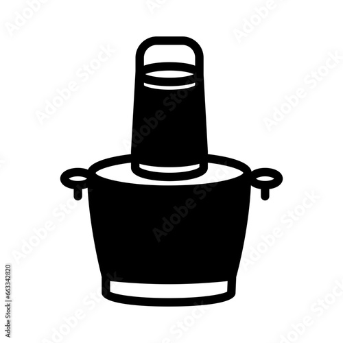 Meat Grinder icon in vector. Illustration