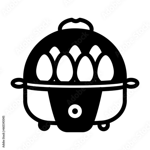 Egg Poacher icon in vector. Illustration