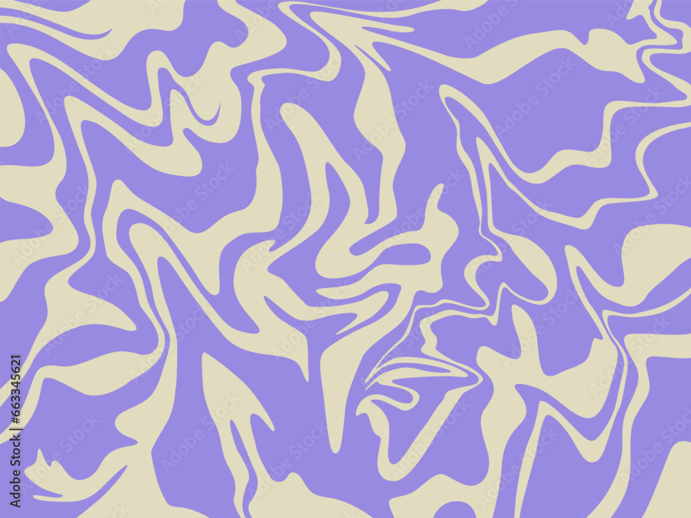 Psychedelic wave background for banner vector design.