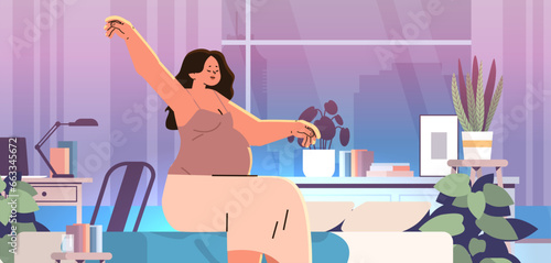 happy pregnant woman future mom doing physical stretching exercises pregnancy motherhood expectation healthy lifestyle concept