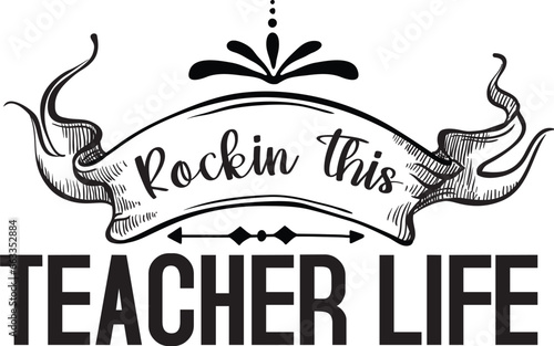 teacher svg design
