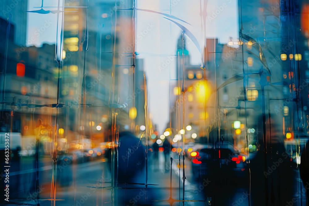 Abstract Backdrop, Wallpaper, Urban Traffic, Illuminated Night Drives