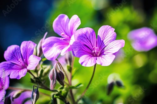 Geranium wilfordii flower.