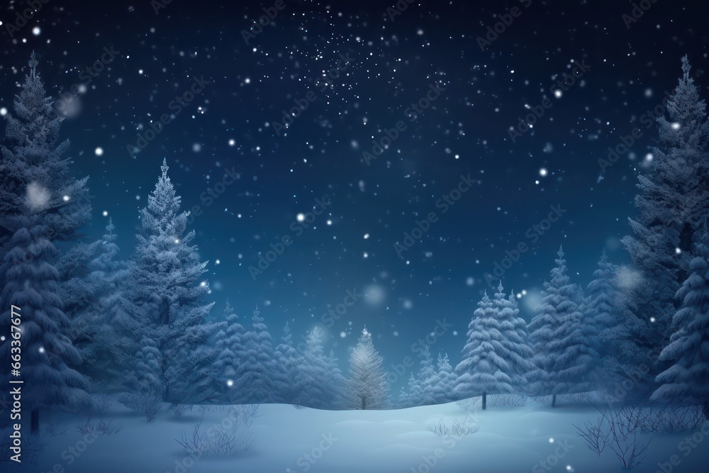 Beautiful winter christmas and new year background of dark night wallpaper background