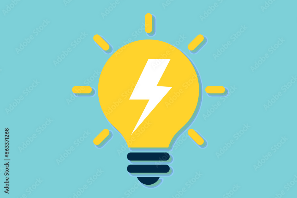 Light bulb symbol vector design illustration Light bulb symbol vector design illustration