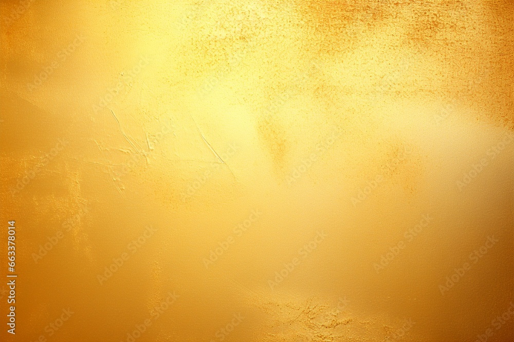 Metallic sheen Textured gold painted wall, offering copy space, a backdrop