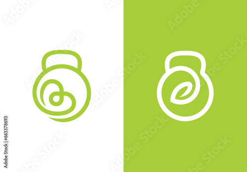 love fitness logo, gym workout modern style symbol vector design