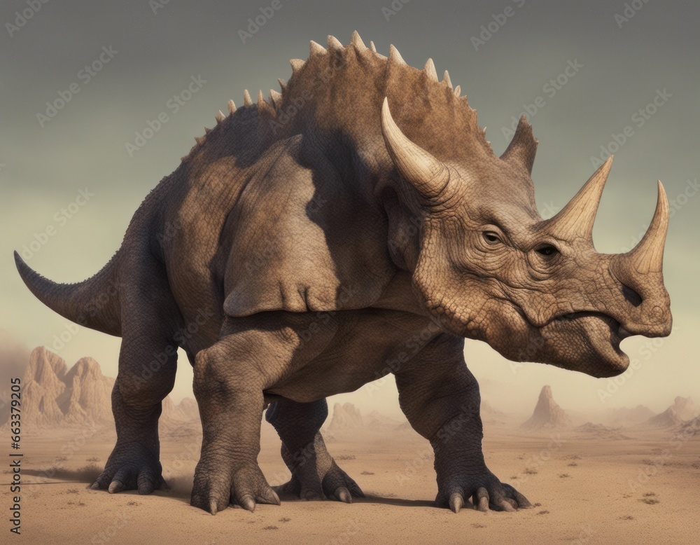 Fototapeta premium Triceratops dinosaur