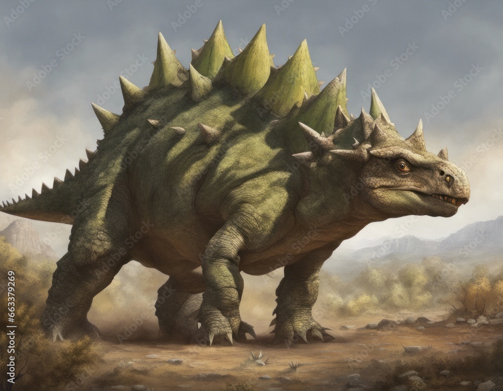 Fototapeta premium Stegosaurus dinosaur
