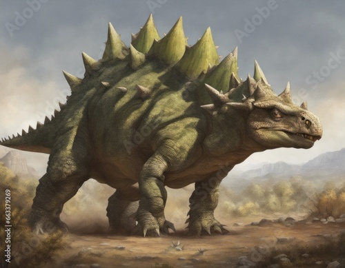 Stegosaurus dinosaur