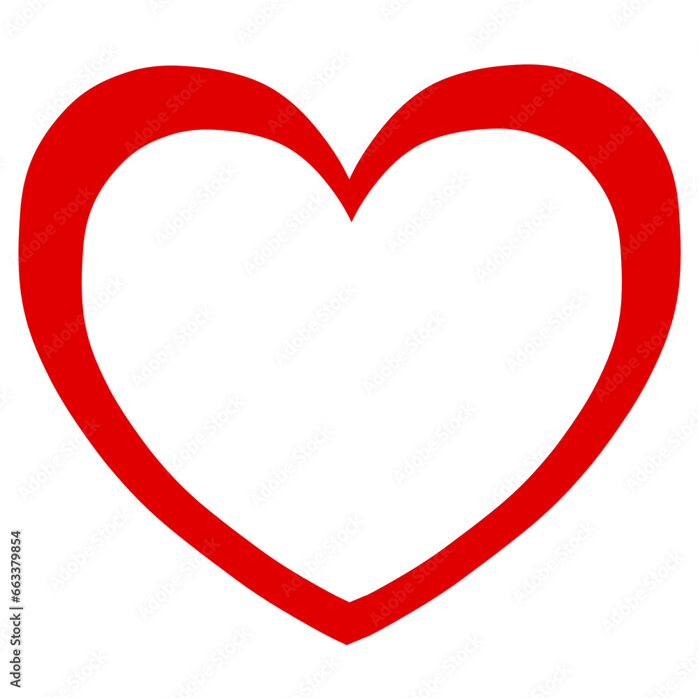 red heart isolated on white background red heart isolated on white background