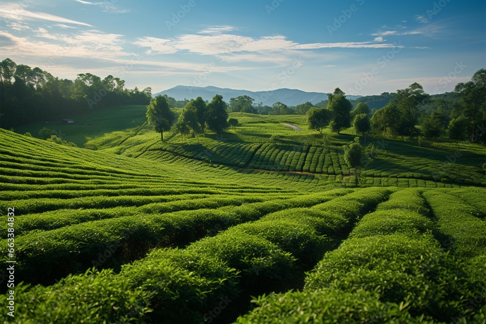 Picturesque Mae Chan Choui Fong tea plantation, a Chiang Rai gem